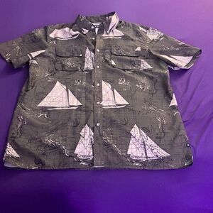 Men’s Chaps sailing button up shirt